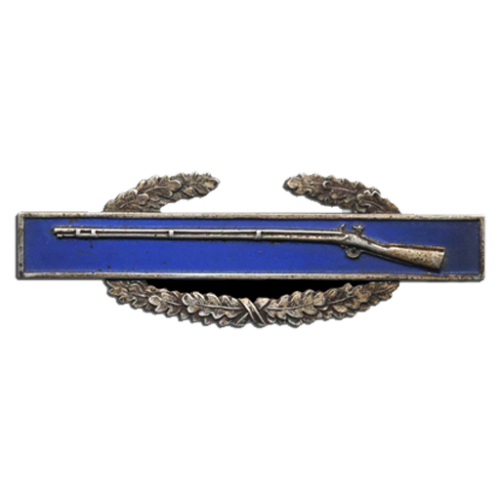 The badge is awarded to infantrymen and Special Forces soldiers in the rank of colonel and below, who fought in active ground combat while assigned as members of either an Infantry or Special Forces unit of brigade size or smaller at any time after 6 December 1941.
